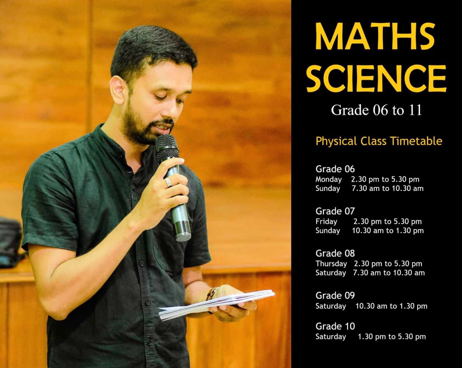 Eduhub Academy Class Timetable
